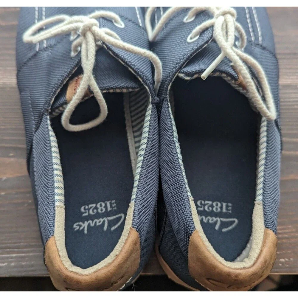 Clarks Men's Deck Boat Shoes Sz 12 Blue Casual 13291 Nice!
